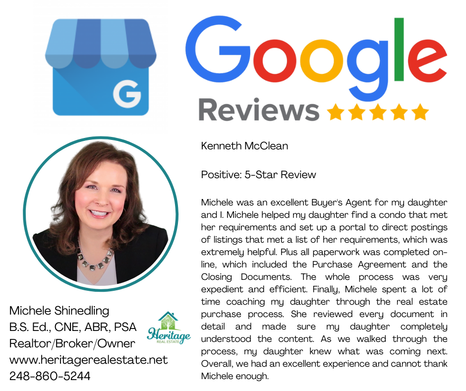 Check Out Kenneth s 5 Star Google Review Michigan Real Estate